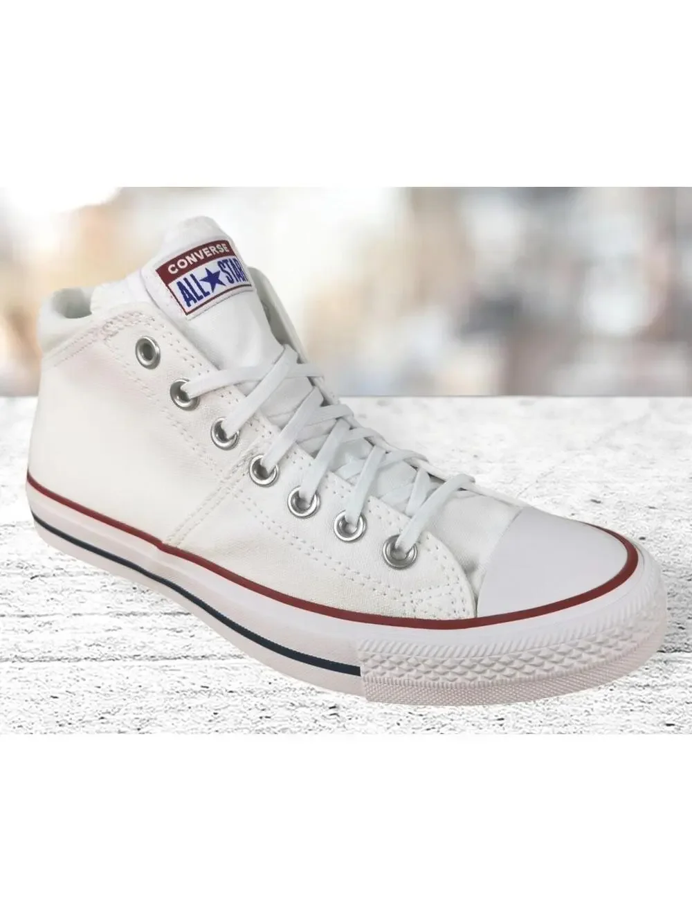 Converse All Star CTAS Madison Mid White Womens Athletic Sneaker Size 7 New
